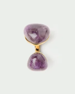 Anillos Grandes|Anillos De Oro-PDPAOLA Anillo Amatista Gravity