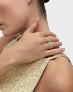 Anillos Grandes|Anillos Con Piedras Semipreciosas-PDPAOLA Anillo Aventurina verde Nami