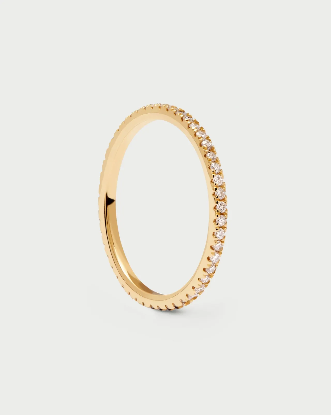 Anillos Eternidad|Joyas Con Diamantes-PDPAOLA Anillo de Diamantes y oro Eternity Mini