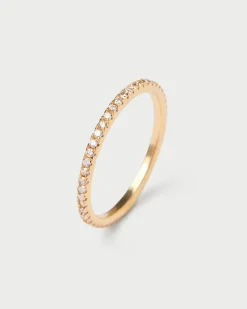 Anillos Eternidad|Joyas Con Diamantes-PDPAOLA Anillo de Diamantes y oro Eternity Mini