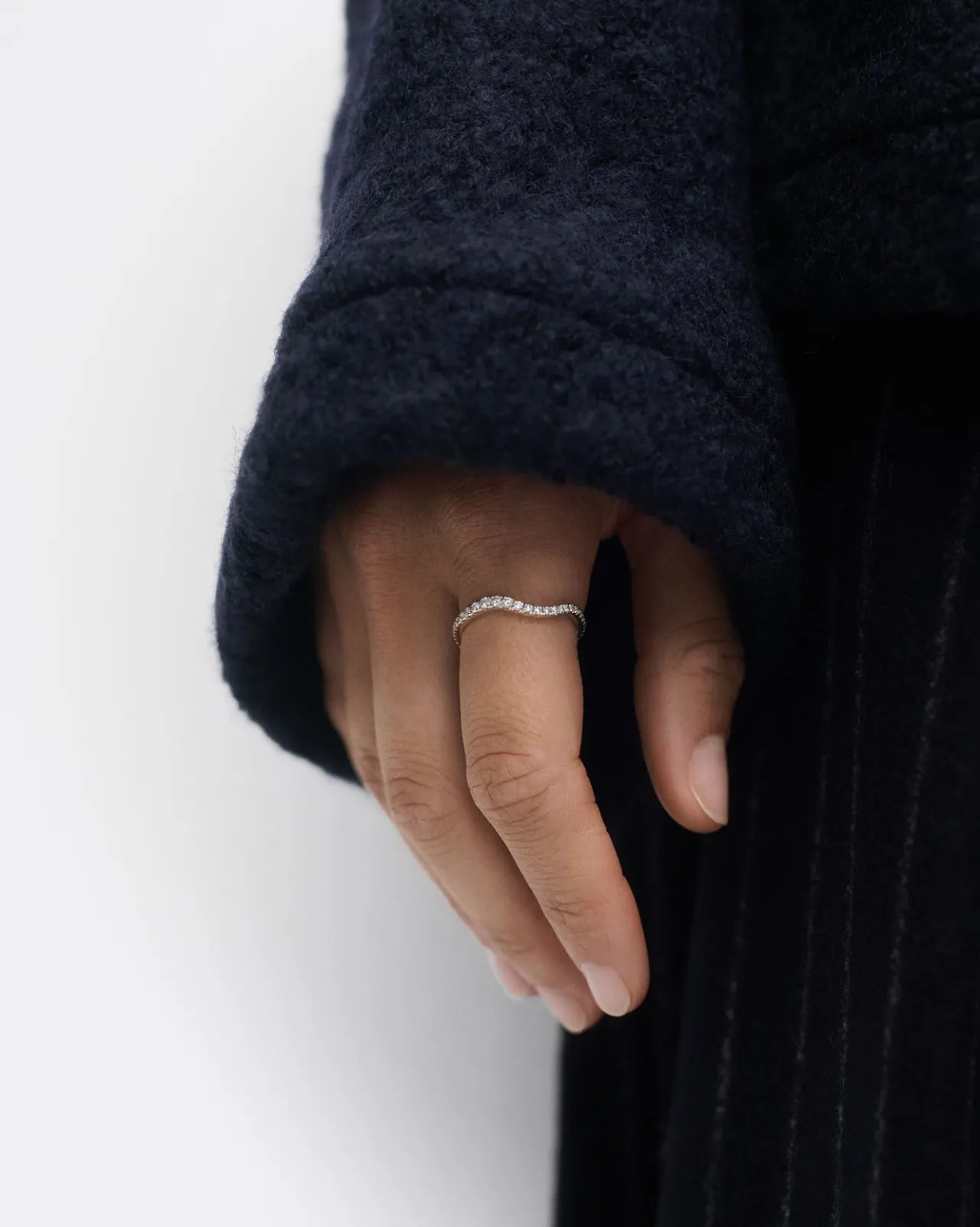 Joyas Con Diamantes|Joyas De Oro 18K-PDPAOLA Anillo de diamantes y oro Flow