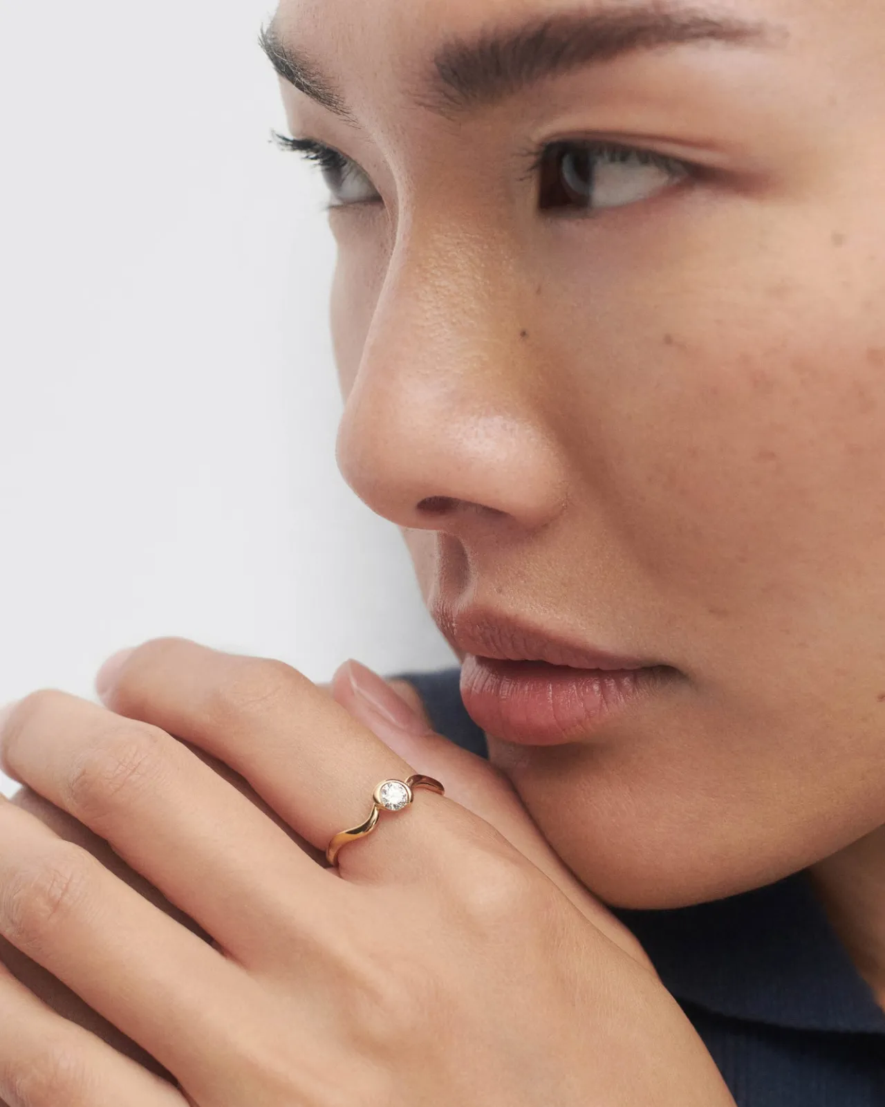 Joyas Con Diamantes|Joyas De Oro 18K-PDPAOLA Anillo de diamantes y oro Delia