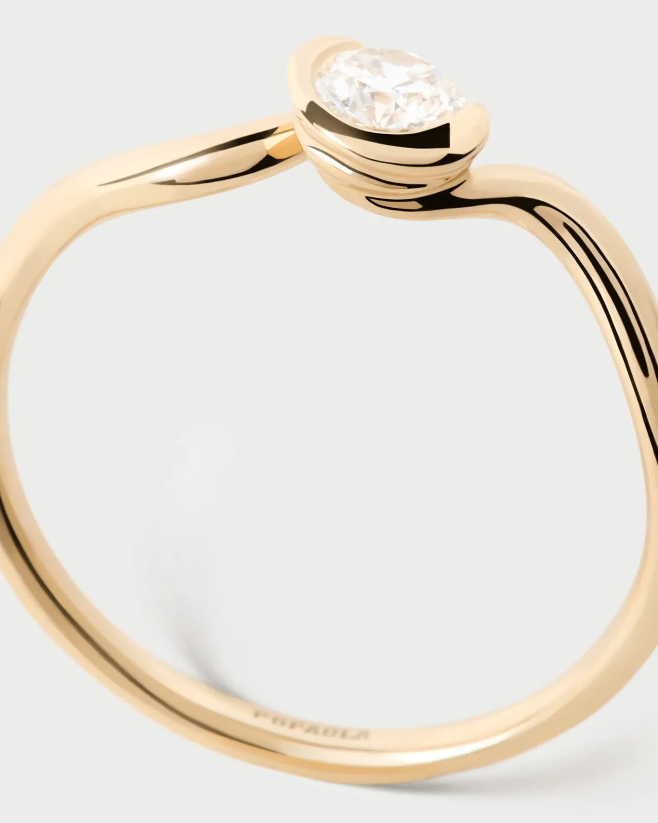 Joyas Con Diamantes|Joyas De Oro 18K-PDPAOLA Anillo de diamantes y oro Delia