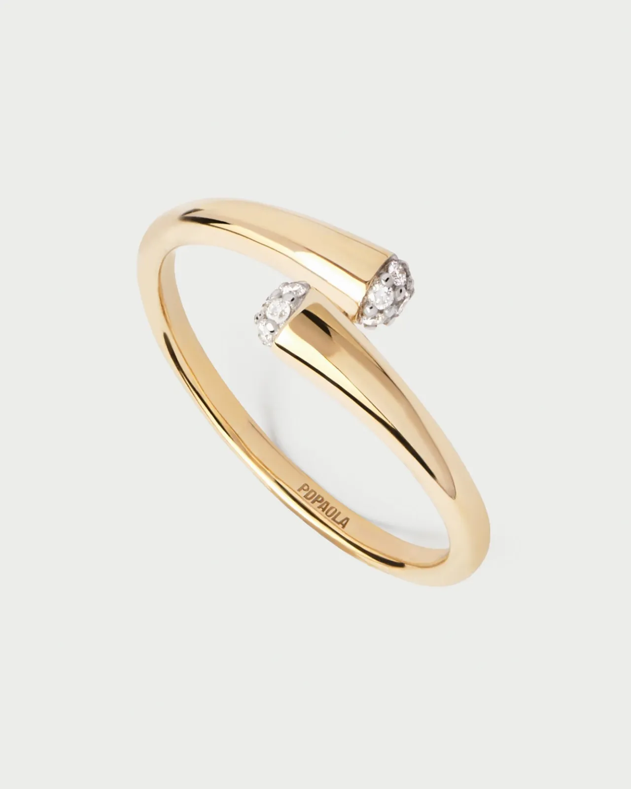 Anillos De Alta Joyería|Anillos De Alta Joyería-PDPAOLA Anillo de diamantes y oro Eclipse