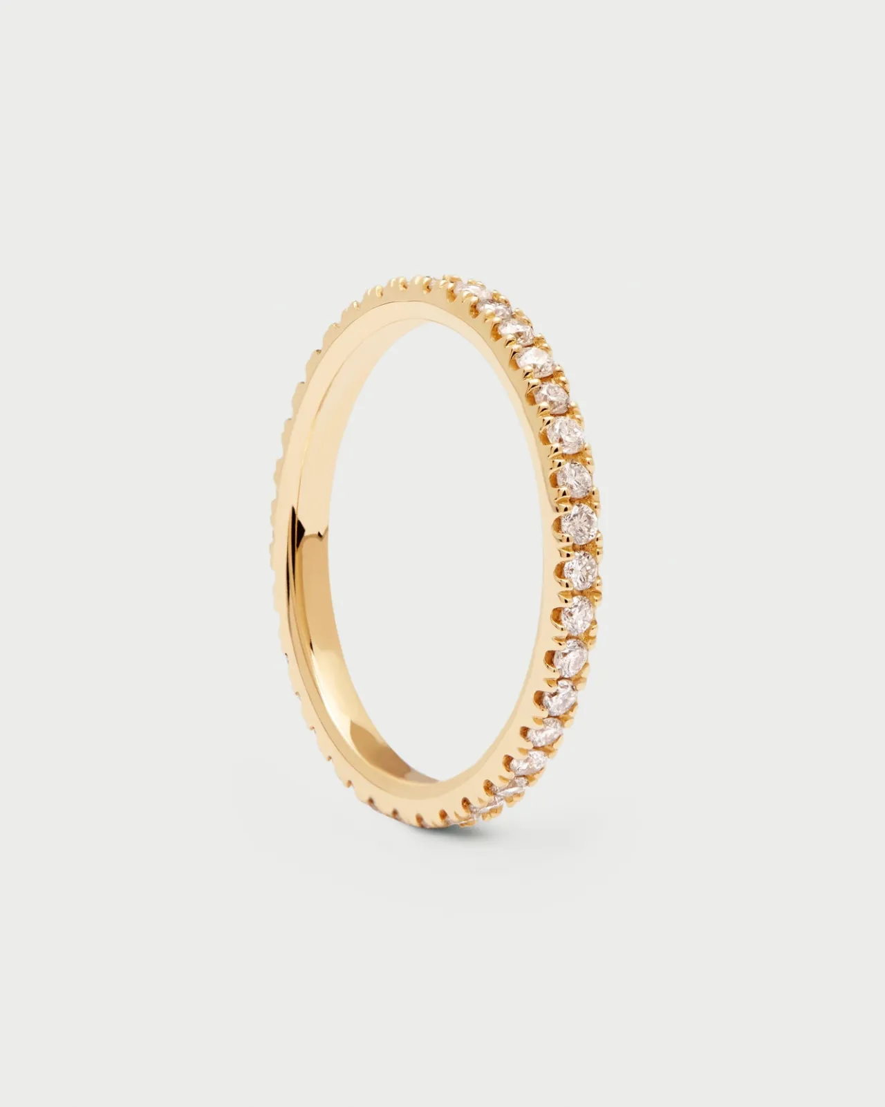 Joyas Con Diamantes|Joyas De Oro 18K-PDPAOLA Anillo de Diamantes y oro Eternity Medium