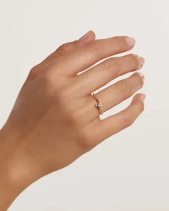 Joyas Con Diamantes|Rebajas Alta Joyería-PDPAOLA Anillo de Diamantes y oro Duo