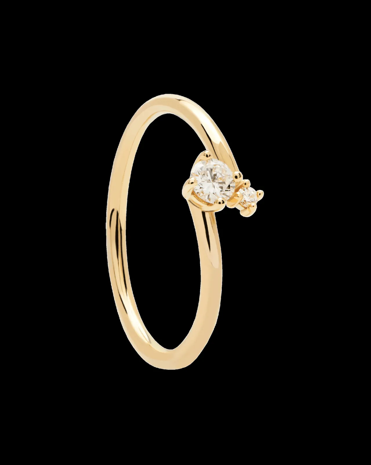 Joyas Con Diamantes|Rebajas Alta Joyería-PDPAOLA Anillo de Diamantes y oro Duo