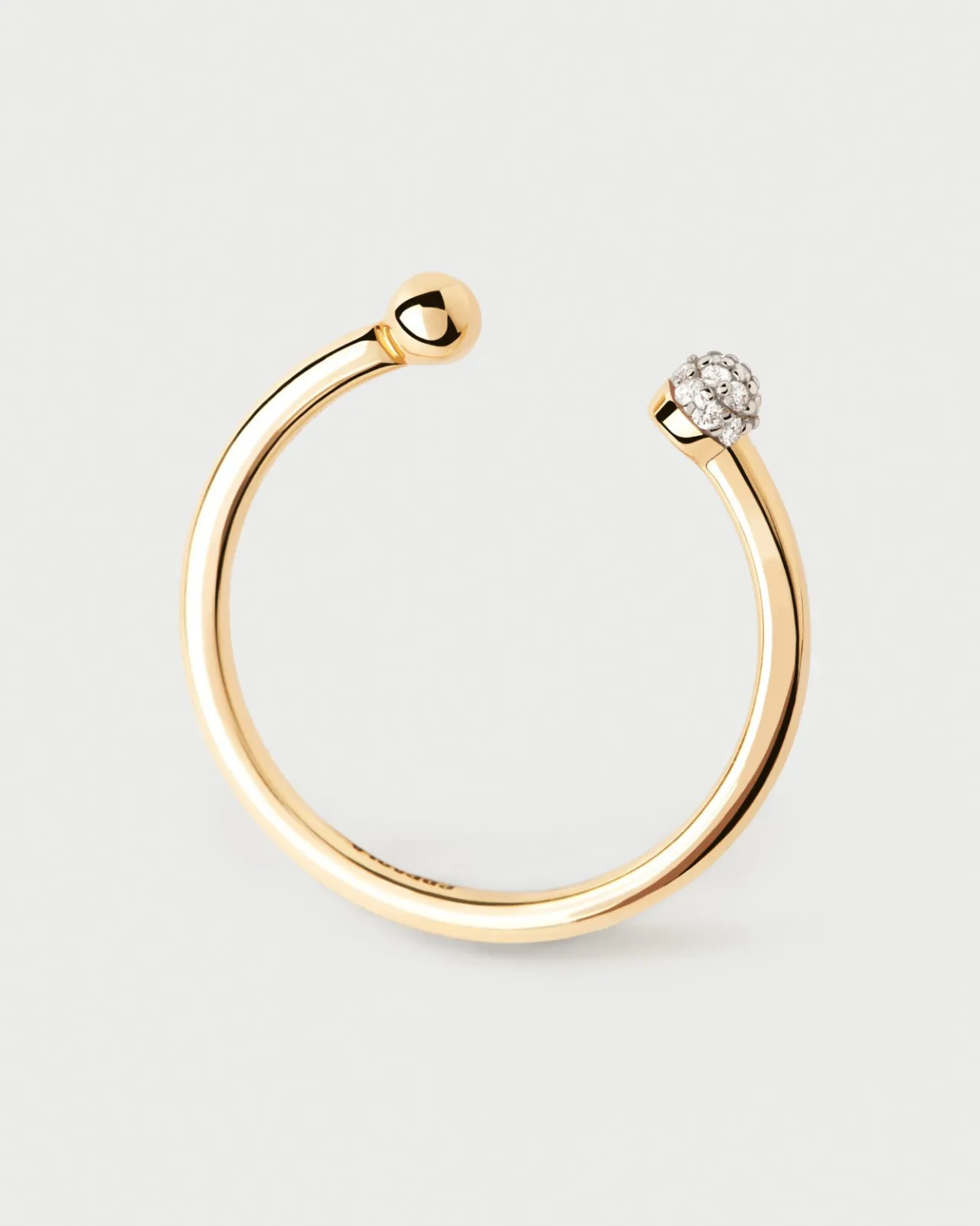 Joyas Con Diamantes|Joyas De Oro 18K-PDPAOLA Anillo de diamantes y oro Clara