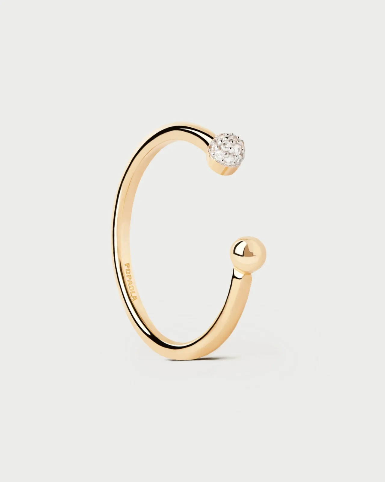 Joyas Con Diamantes|Joyas De Oro 18K-PDPAOLA Anillo de diamantes y oro Clara