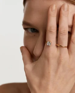 Anillos Básicos|Anillos De Oro-PDPAOLA Anillo de Doble Dedo Sofia