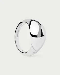 Rebajas Anillos-PDPAOLA Anillo de Plata Bamboo