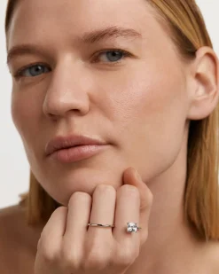 Anillos Básicos|Anillos De Plata-PDPAOLA Anillo de Plata de Doble Dedo Sofia