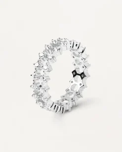 Anillos Eternidad|Anillos Básicos-PDPAOLA Anillo de Plata Twister