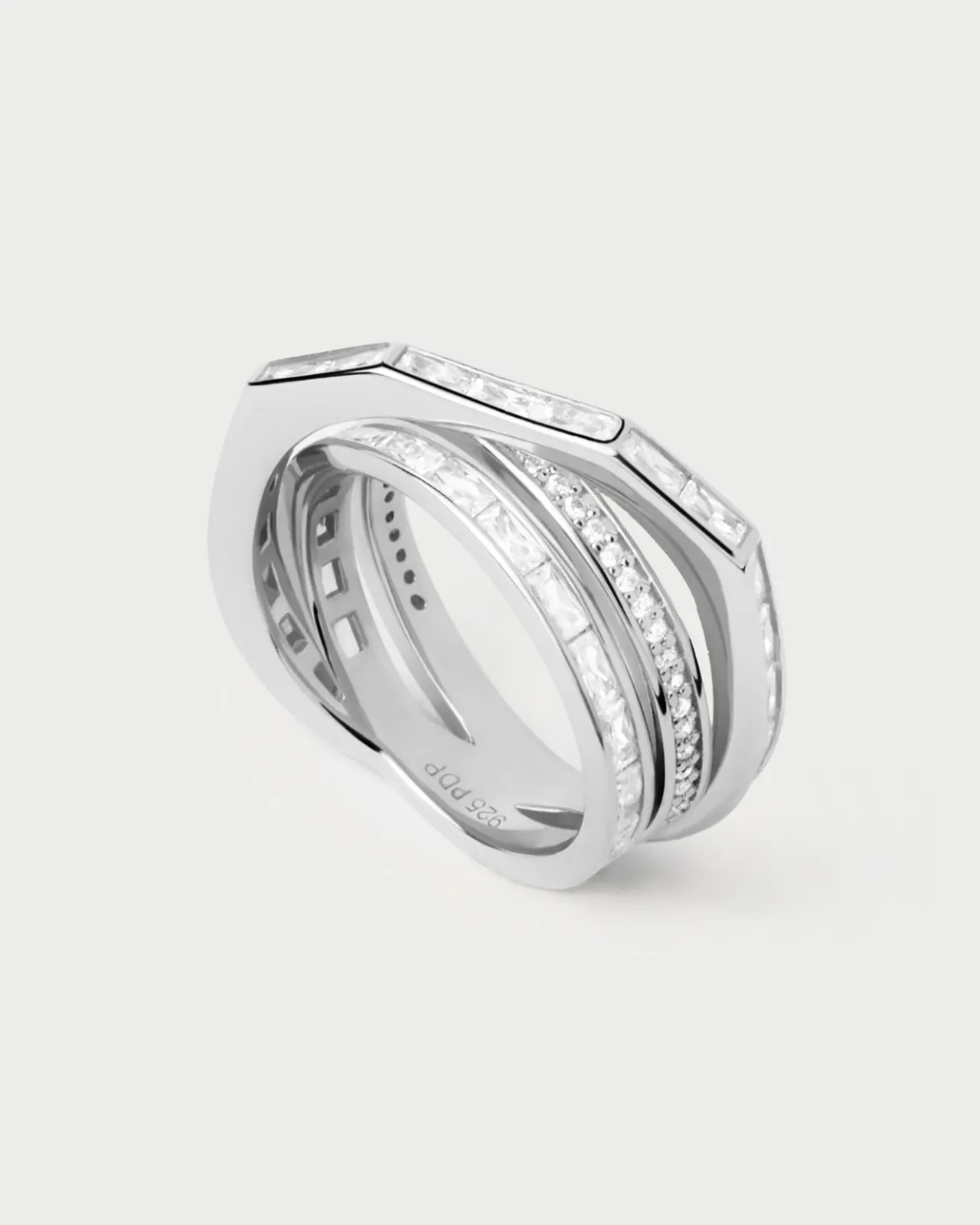 Anillos Grandes|Anillos Básicos-PDPAOLA Anillo de Plata Verona