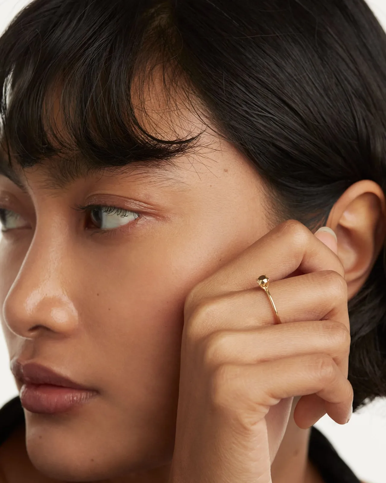 Anillos Básicos|Anillos Solitarios-PDPAOLA Anillo Golden Gem