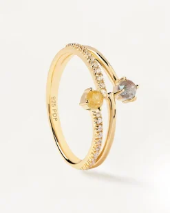 Anillos Con Piedras Semipreciosas|Anillos De Oro-PDPAOLA Anillo Patio