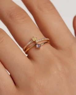 Anillos Con Piedras Semipreciosas|Anillos De Oro-PDPAOLA Anillo Patio