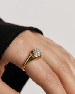 Rebajas Anillos-PDPAOLA Anillo Pavé Moon