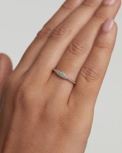 Joyas Con Diamantes|Rebajas Alta Joyería-PDPAOLA Anillo Sello De Diamantes Y Oro Estella