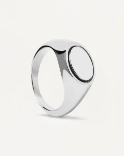 Anillos Sello|Anillos De Plata-PDPAOLA Anillo Sello de Plata