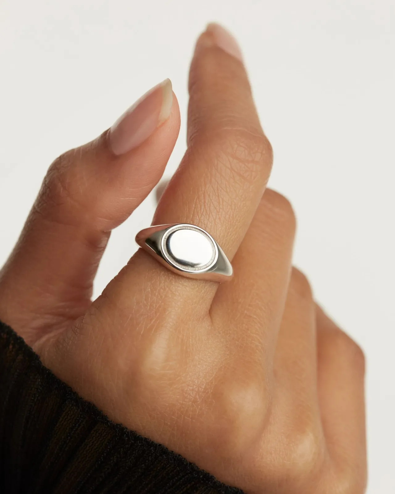 Anillos Sello|Anillos De Plata-PDPAOLA Anillo Sello de Plata