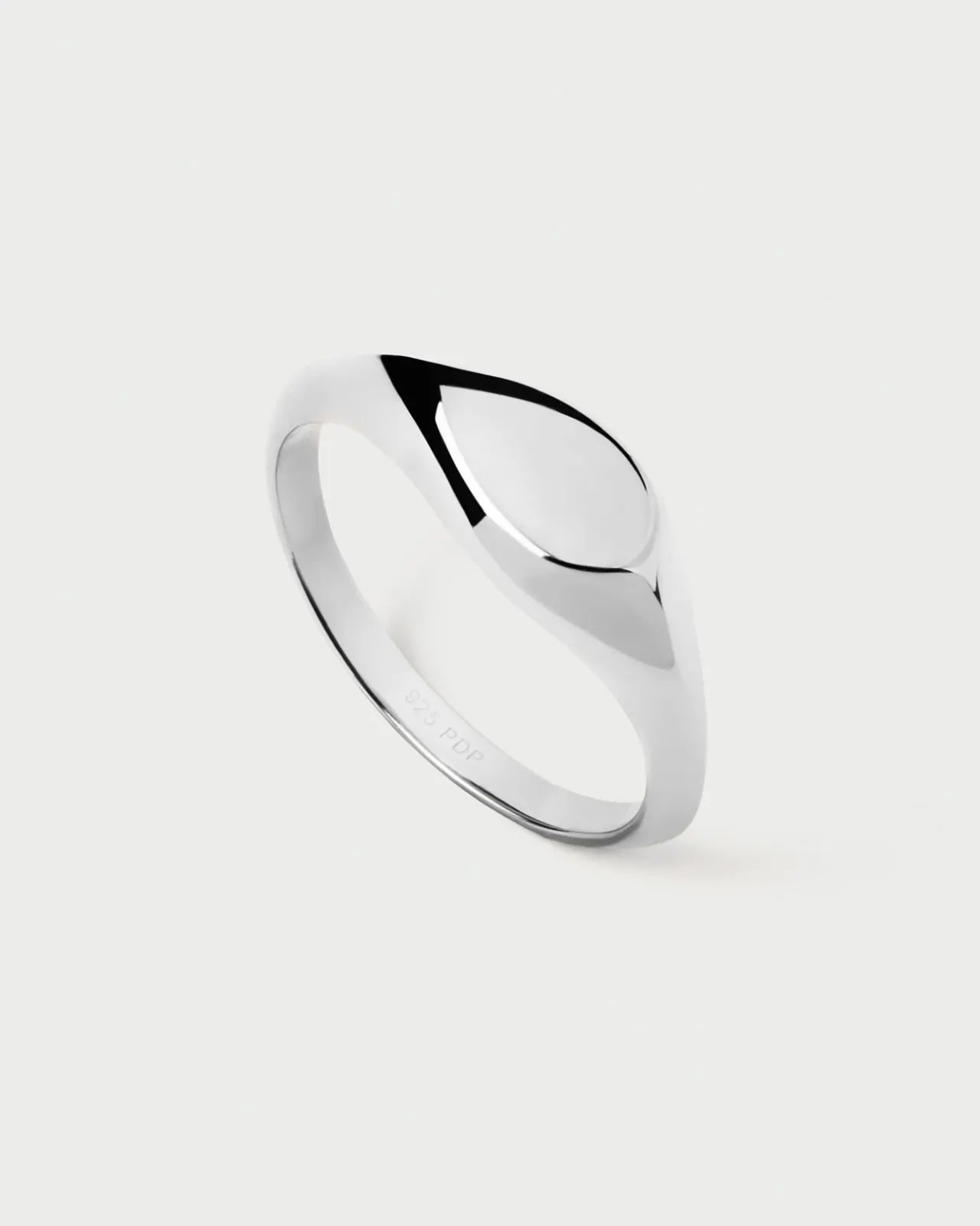 Anillos Sello|Anillos Grandes-PDPAOLA Anillo Sello De Plata Devi