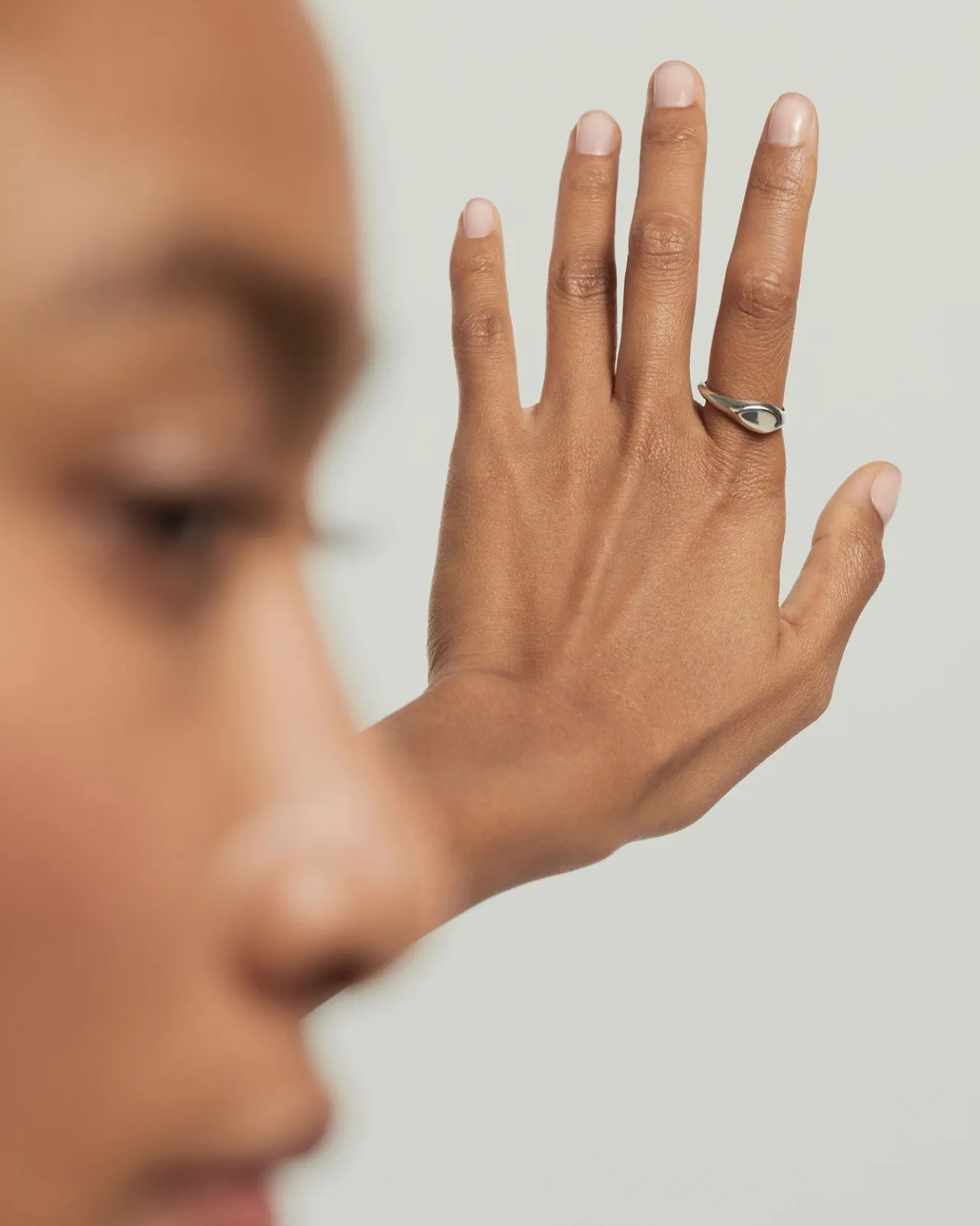 Anillos Sello|Anillos Grandes-PDPAOLA Anillo Sello De Plata Devi