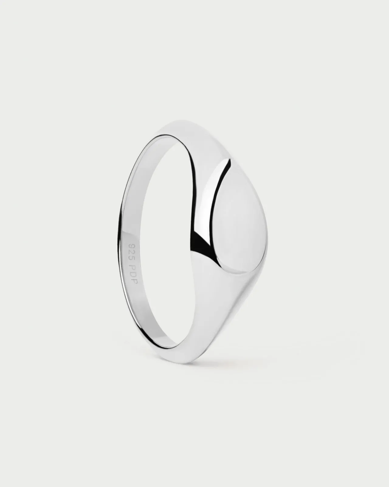 Anillos Sello|Anillos Grandes-PDPAOLA Anillo Sello De Plata Devi