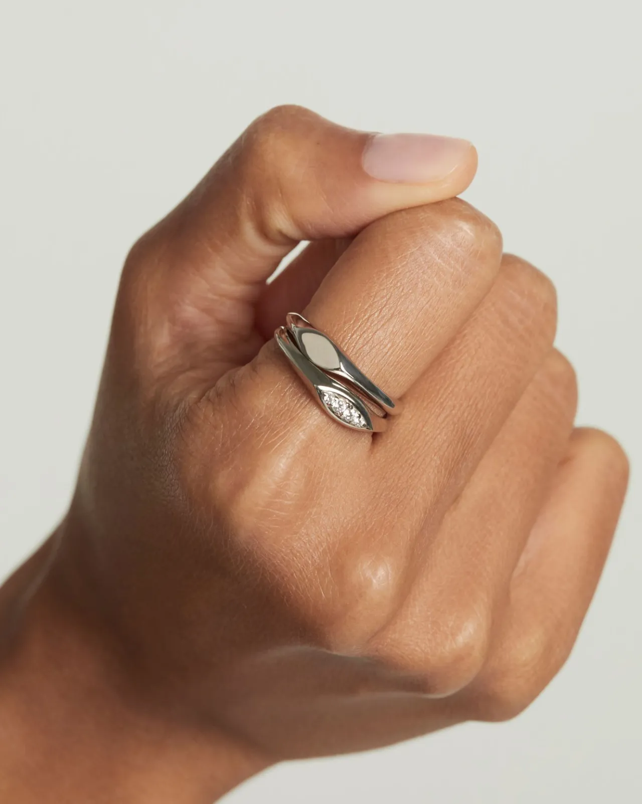 Anillos Sello|Anillos Básicos-PDPAOLA Anillo Sello De Plata Duke