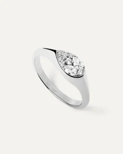 Anillos De Plata|Rebajas Anillos-PDPAOLA Anillo Sello De Plata Vanilla