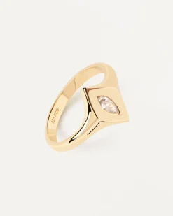Anillos Básicos|Anillos Solitarios-PDPAOLA Anillo Sello Kate