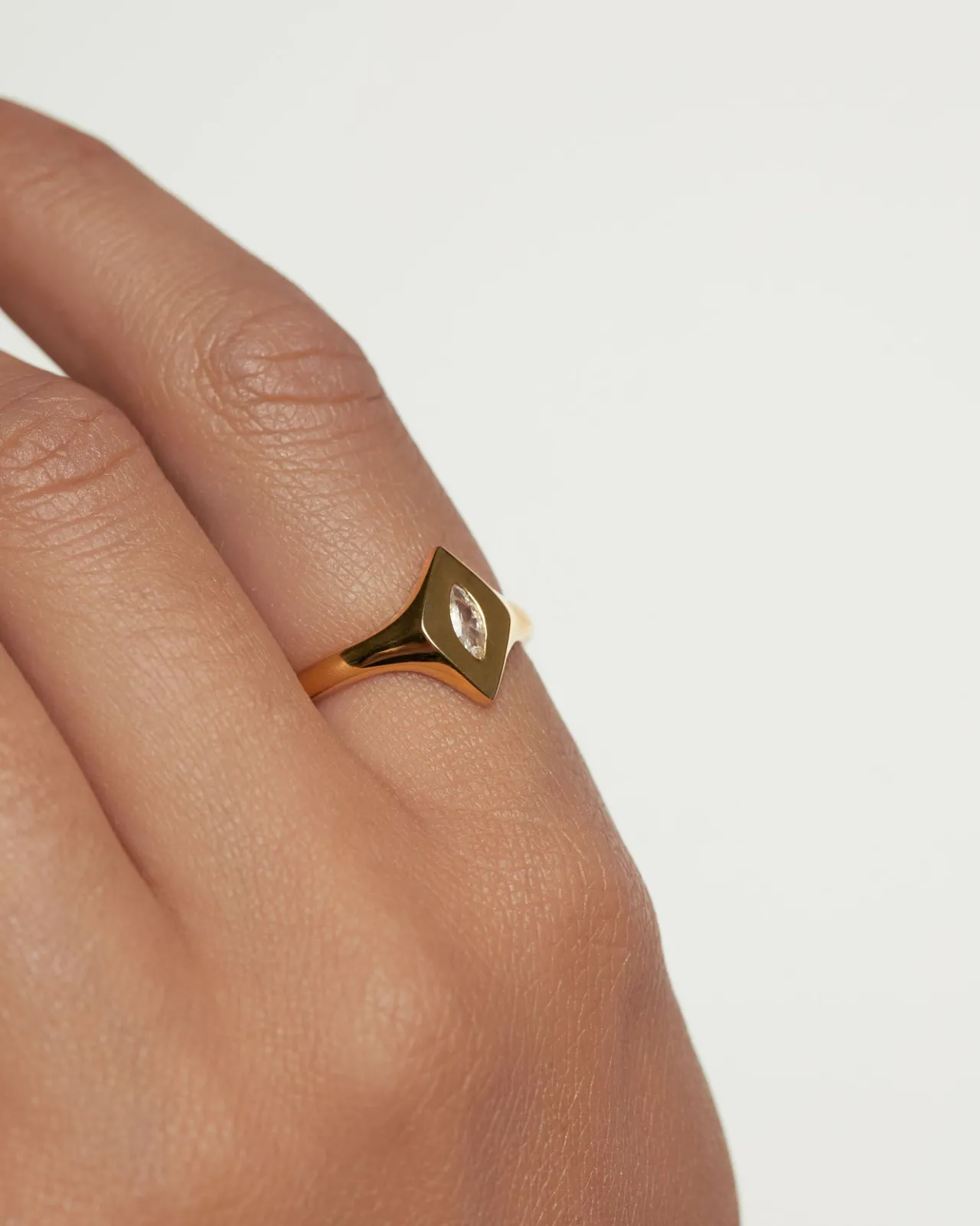 Anillos Básicos|Anillos Solitarios-PDPAOLA Anillo Sello Kate