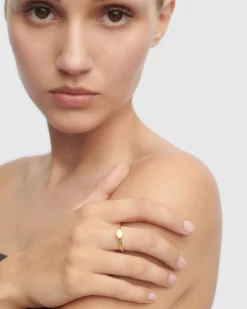 Anillos Básicos|Anillos De Oro-PDPAOLA Anillo sello Oval mini