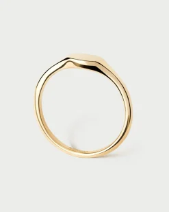 Anillos Básicos|Anillos De Oro-PDPAOLA Anillo sello Oval mini