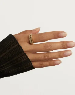 Anillos Sello|Anillos De Oro-PDPAOLA Anillo Sello Ribbon