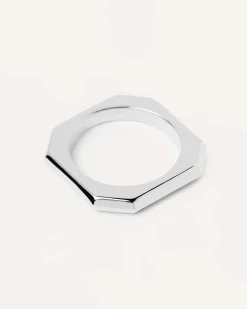 Anillos De Plata|Rebajas Anillos-PDPAOLA Anillo Signature Link