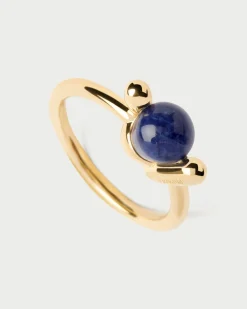 Anillos Con Piedras Semipreciosas|Rebajas Anillos-PDPAOLA Anillo sodalita Nexus
