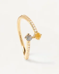 Anillos Con Piedras Semipreciosas|Anillos De Oro-PDPAOLA Anillo Villa