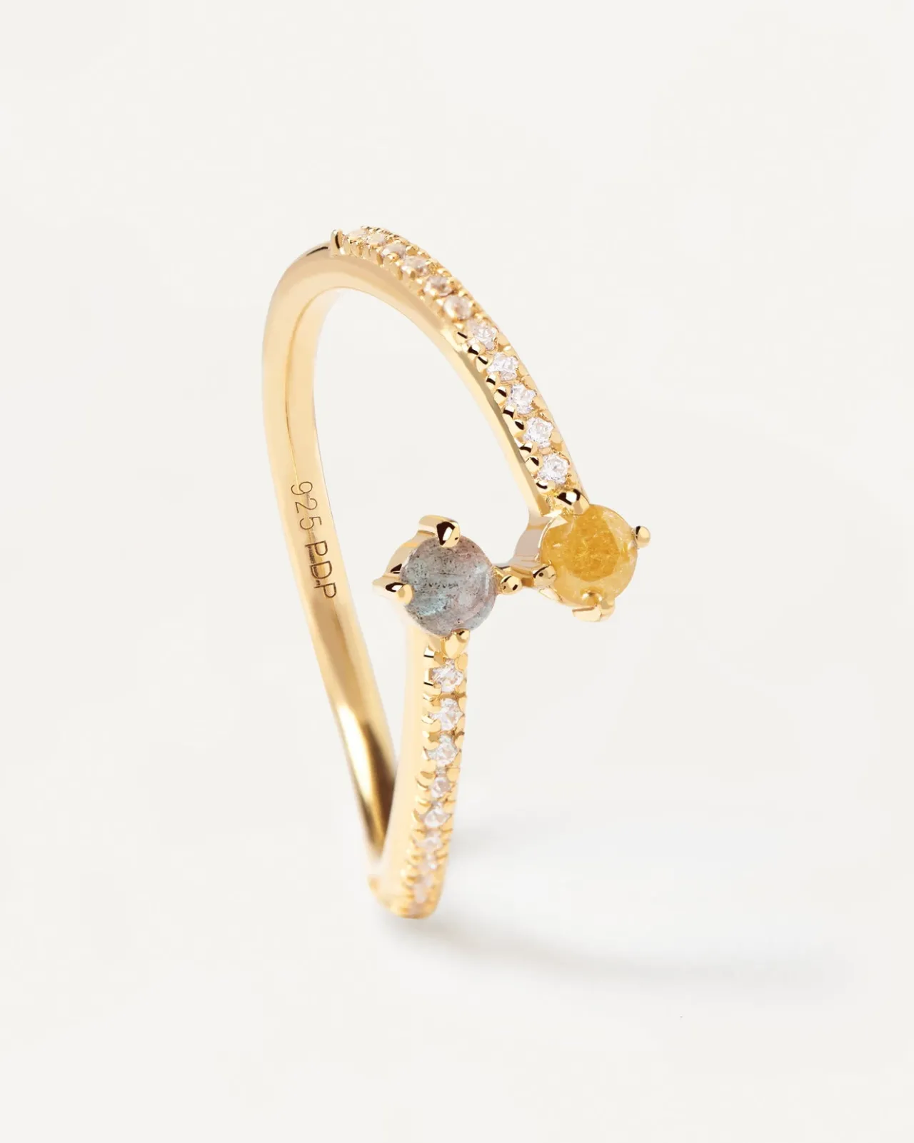 Anillos Con Piedras Semipreciosas|Anillos De Oro-PDPAOLA Anillo Villa