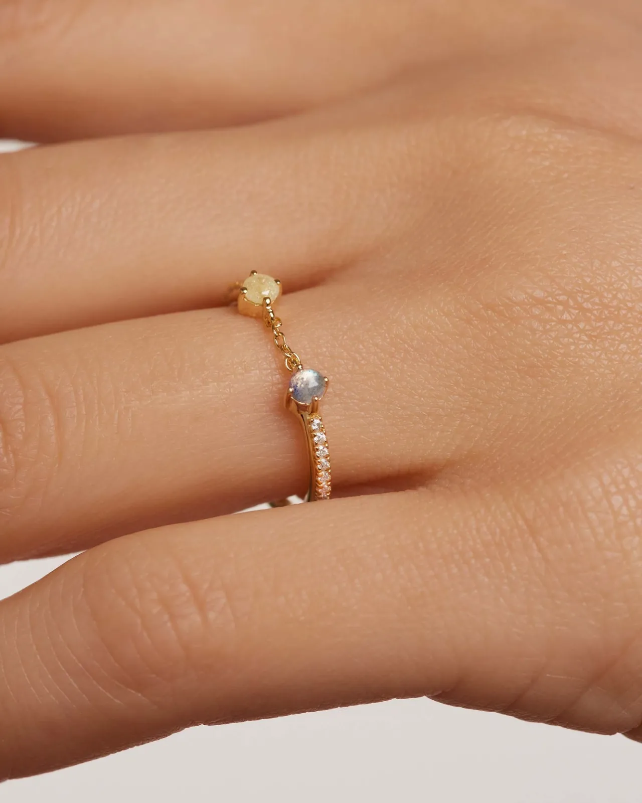 Anillos Con Piedras Semipreciosas|Anillos De Oro-PDPAOLA Anillo Zena