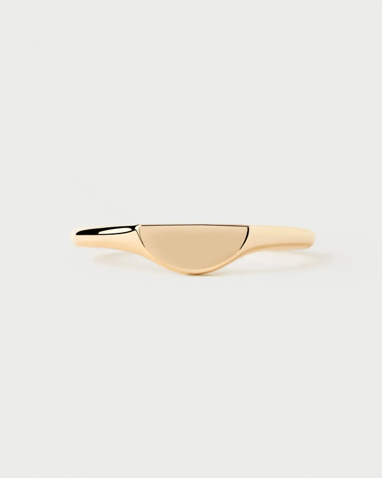 Anillos Sello|Anillos Básicos-PDPAOLA Anilo sello Half Circle mini