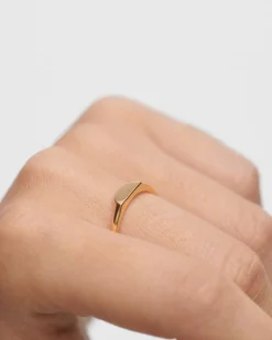 Anillos Sello|Anillos Básicos-PDPAOLA Anilo sello Half Circle mini