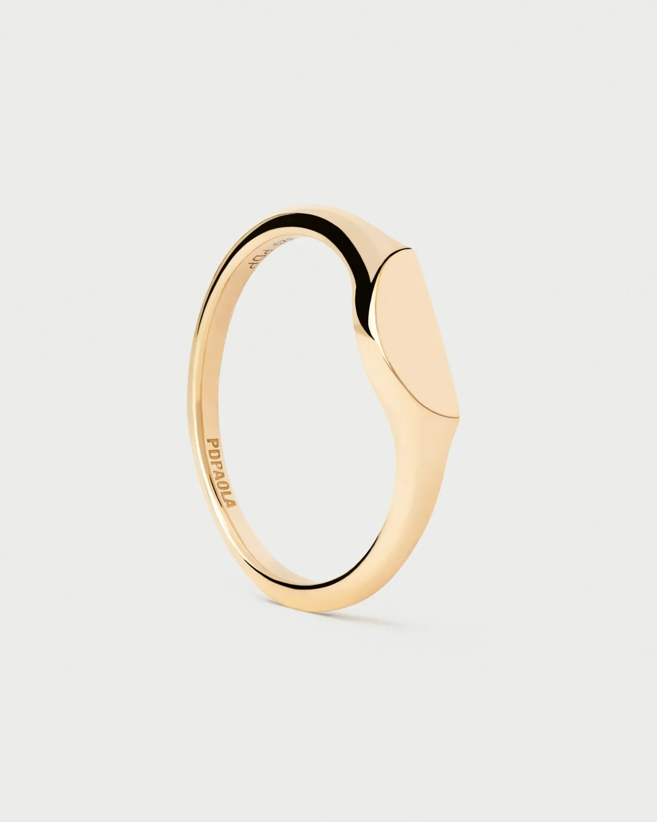 Anillos Sello|Anillos Básicos-PDPAOLA Anilo sello Half Circle mini