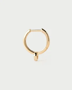 Joyas Con Diamantes|Joyas De Oro 18K-PDPAOLA Aro individual de diamantes y oro Loop