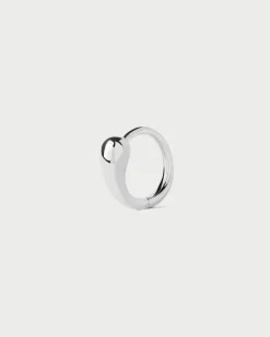 Pendientes Individuales-PDPAOLA Aro individual de plata Loop