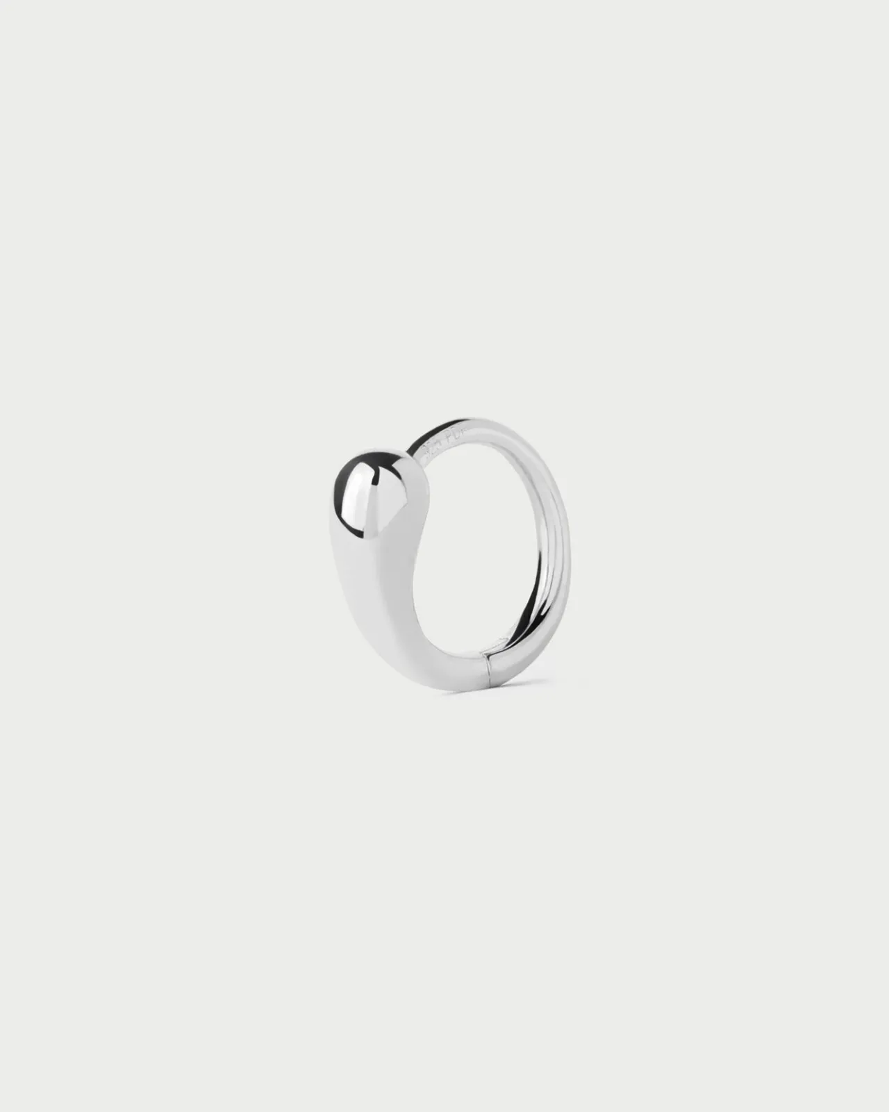 Pendientes Individuales-PDPAOLA Aro individual de plata Loop