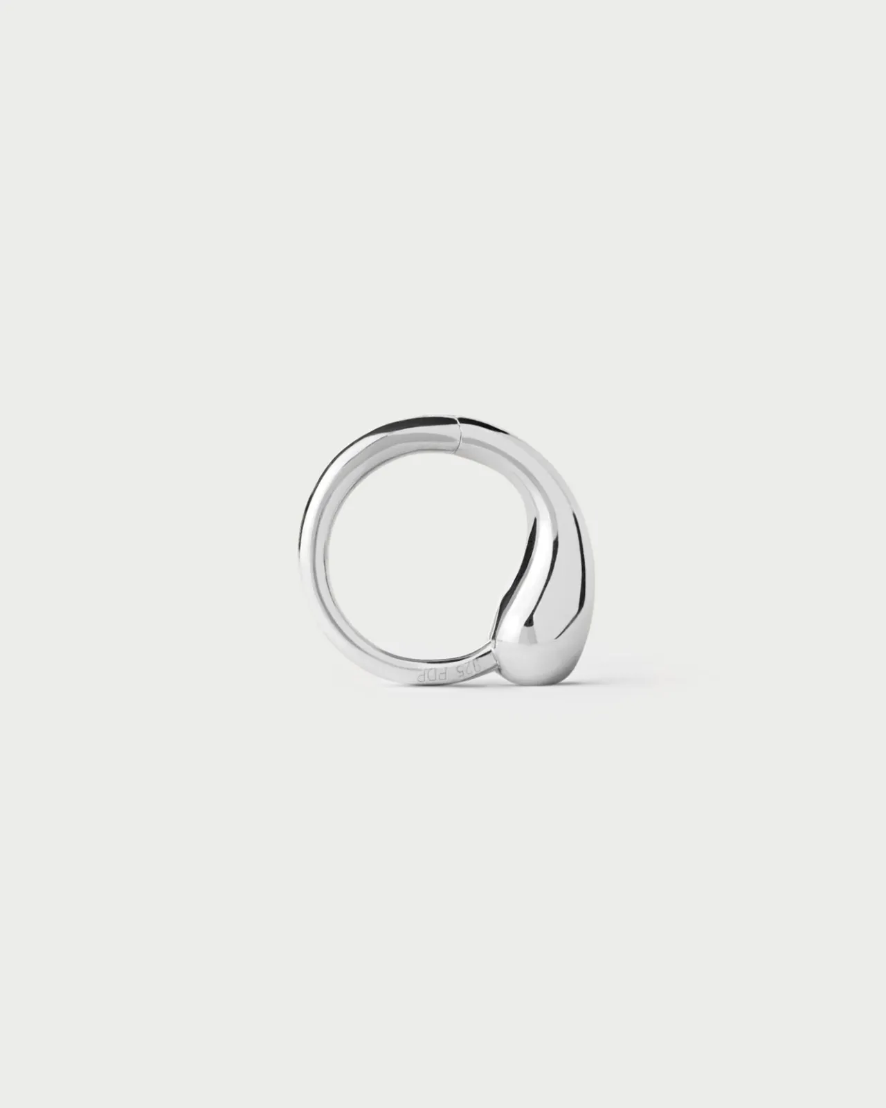Pendientes Individuales-PDPAOLA Aro individual de plata Loop