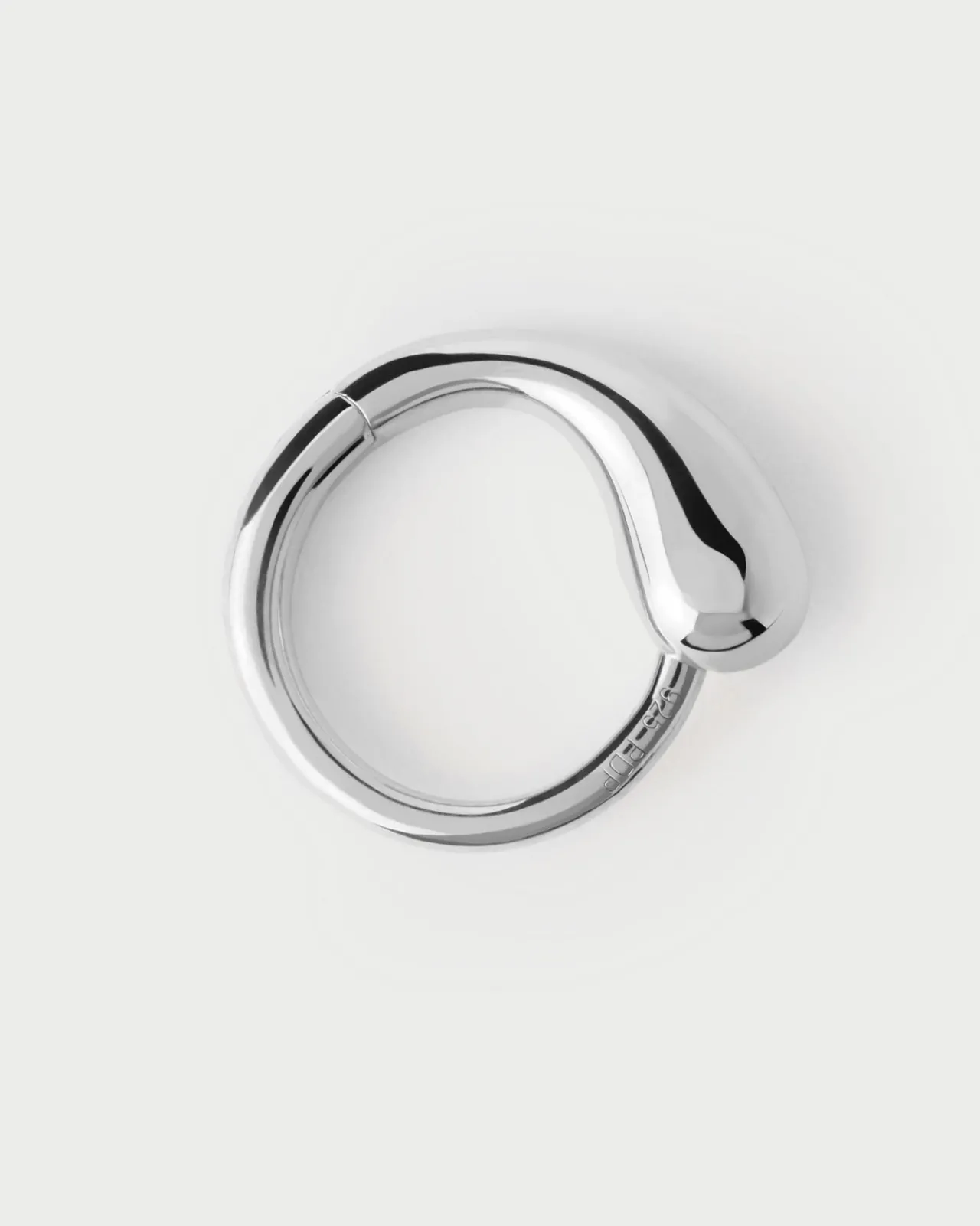 Pendientes Individuales-PDPAOLA Aro individual de plata Loop