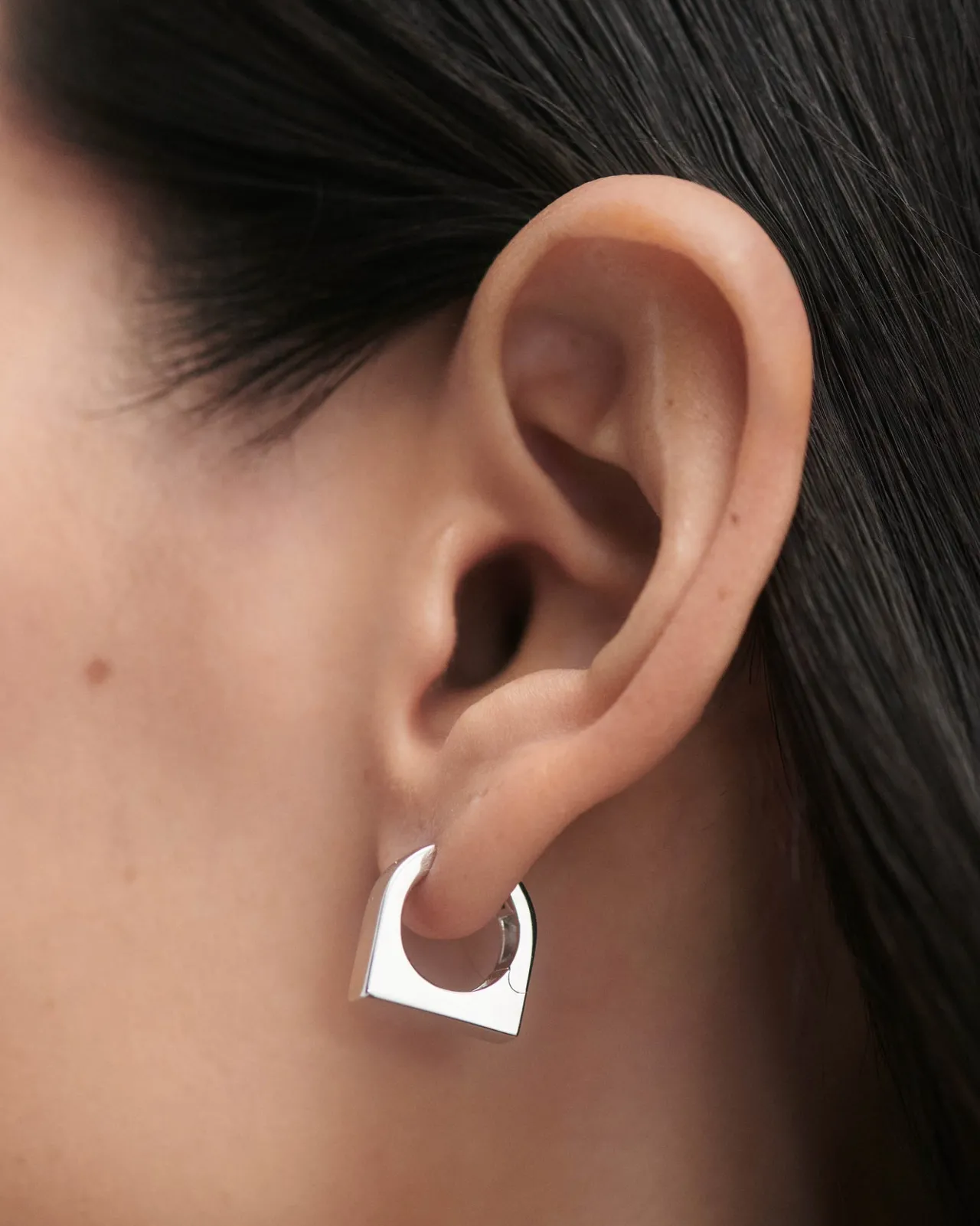 Aros Individuales|Pendientes Individuales-PDPAOLA Aro individual de plata New York