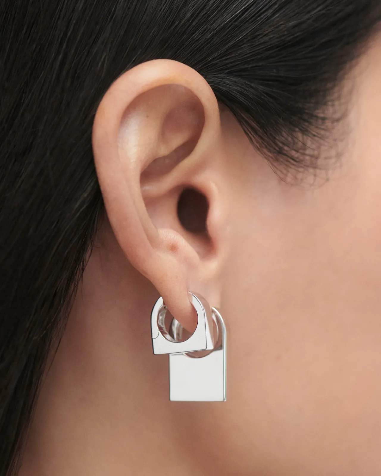 Aros Individuales|Pendientes Individuales-PDPAOLA Aro individual de plata New York